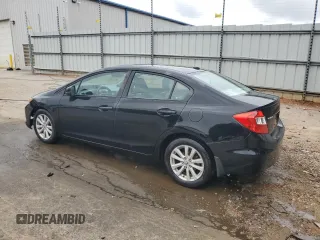 2012 Honda Civic EX-L with VIN 19XFB2F90CE071460, listed as a Copart auction lot 53253075 with 137,897 mi miles and Salvage Title. Bid and sale history available at DreamBid. Image 2.