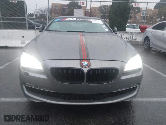 2012 BMW 6 Series 650i with VIN WBALZ3C5XCDL70748, listed as a IAAI auction lot 41502640 with 102,519 mi miles. Bid and sale history available at carsss.com. Image 12.
