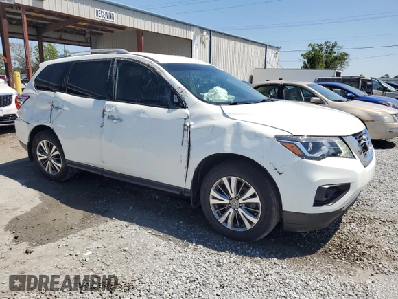 2019 Nissan Pathfinder SL with VIN 5N1DR2MN3KC640483, listed as a Copart auction lot 53702045 with 77,962 mi miles and Non repairable. Bid and sale history available at DreamBid. Image 4.