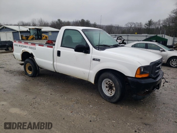 2000 Ford Super Duty F-250 XL with VIN 1FTNF20F1YEB94668, listed as a Copart auction lot 49063475 with 139,380 mi miles and Clean Title. Bid and sale history available at carsss.com. Image 4.
