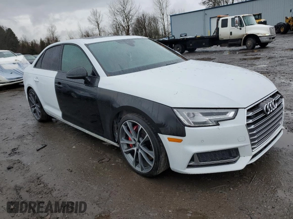 2018 Audi S4 Premium Plus with VIN WAUB4AF49JA002402, listed as a Copart auction lot 42456084 with 80,779 mi miles. Bid and sale history available at carsss.com. Image 4.