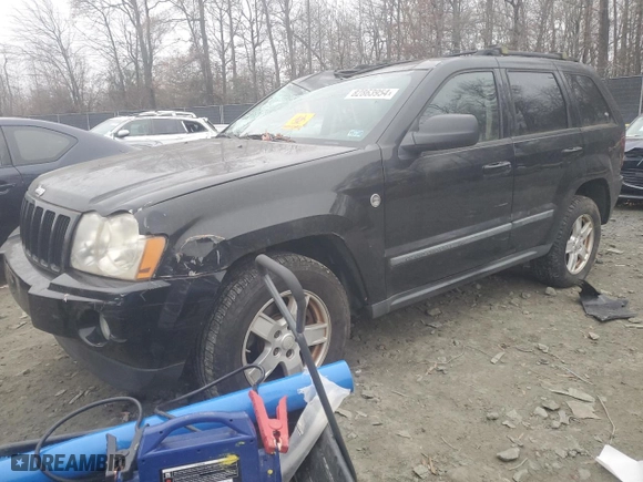 2007 Jeep Grand Cherokee Laredo with VIN 1J8HR48P87C570895, listed as a Copart auction lot 82863954 with 116,444 mi miles and Clean Title. Bid and sale history available at carsss.com. Image 1.