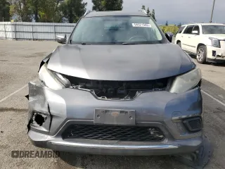 2015 Nissan Rogue SV with VIN KNMAT2MT4FP562897, listed as a Copart auction lot 54521565 with 38,682 mi miles and Salvage Title. Bid and sale history available at carsss.com. Image 5.