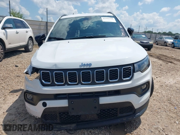2024 Jeep Compass Latitude with VIN 3C4NJDBN4RT116966, listed as a IAAI auction lot 42562326 with 32,436 mi miles and . Bid and sale history available at DreamBid. Image 11.