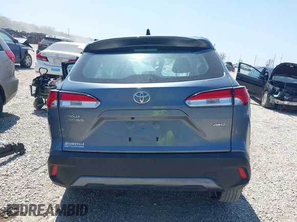 2024 Toyota Corolla Cross L with VIN 7MUAAABG5RV096239, listed as a IAAI auction lot 42105087 with 13,747 mi miles and . Bid and sale history available at DreamBid. Image 16.