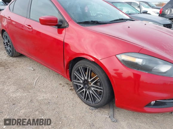2013 Dodge Dart SXT with VIN 1C3CDFBA6DD208770, listed as a IAAI auction lot 41696977 with 161,820 mi miles. Bid and sale history available at carsss.com. Image 6.