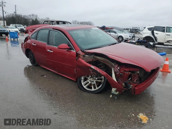2014 Chevrolet Impala LTZ with VIN 2G1WC5E30E1155153, listed as a Copart auction lot 44953215 with 119,929 mi miles and Salvage title. Bid and sale history available at DreamBid. Image 4.