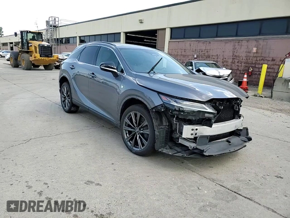 2023 Lexus RX 350 with VIN 2T2BAMCA8PC018713, listed as a Copart auction lot 63203715 with 44,744 mi miles and Salvage title. Bid and sale history available at DreamBid. Image 14.