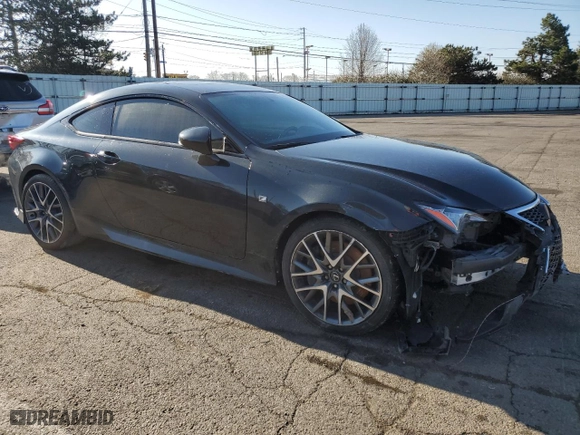 2017 Lexus RC with VIN JTHHE5BC8H5015755, listed as a Copart auction lot 50662525 with 71,172 mi miles and Salvage Title. Bid and sale history available at carsss.com. Image 4.