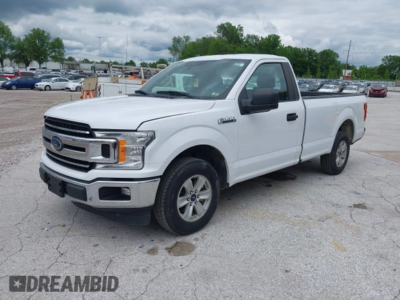 2019 Ford F-150 XL z VIN 1FTMF1C51KKC79270, wystawiony jako IAAI lot #42337543 z przebiegiem 146 916 mil mil oraz . Historia ofert i sprzedaży dostępna na DreamBid. Obrazek 2.