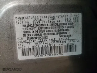 2019 Nissan Sentra SV with VIN 3N1AB7AP9KY284906, listed as a Copart auction lot 49923225 with 41,281 mi miles and Salvage Title. Bid and sale history available at carsss.com. Image 14.