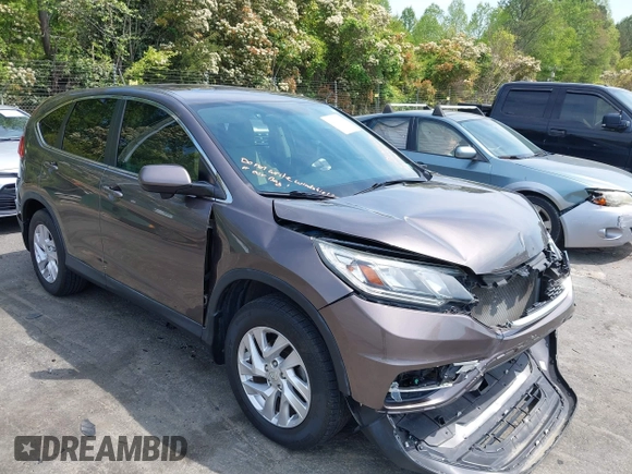 2015 Honda CR-V EX with VIN 2HKRM3H57FH521659, listed as a IAAI auction lot 41876064 with 98,420 mi miles and . Bid and sale history available at carsss.com. Image 1.