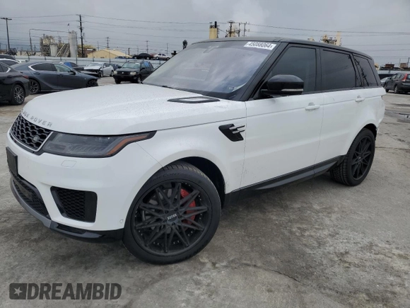 2018 Land Rover Range Rover Sport HSE with VIN SALWR2RV8JA807770, listed as a Copart auction lot 45088064 with 77,209 mi miles and Salvage Title. Bid and sale history available at carsss.com. Image 1.
