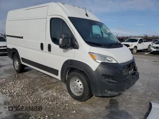 2023 Ram ProMaster Cargo with VIN 3C6LRVBG4PE548067, listed as a Copart auction lot 89120375 with 85,164 mi miles and Salvage Title. Bid and sale history available at carsss.com. Image 4.