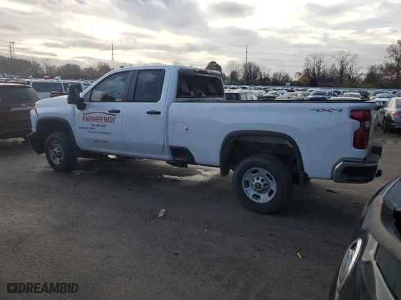 2024 Chevrolet Silverado 2500HD Work Truck with VIN 1GC2YLE78RF201468, listed as a Copart auction lot 79176604 with 45,701 mi miles and Salvage Title. Bid and sale history available at carsss.com. Image 2.