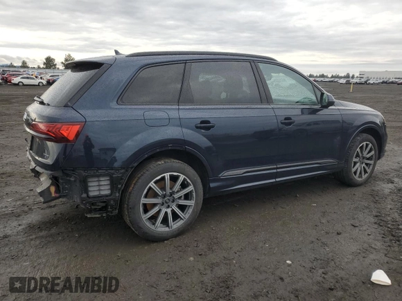2023 Audi Q7 Premium Plus with VIN WA1LCBF72PD029226, listed as a Copart auction lot 49309715 with Not provided miles and Salvage title. Bid and sale history available at DreamBid. Image 3.