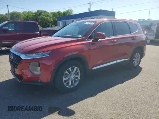2019 Hyundai Santa Fe SEL z VIN 5NMS33AD0KH002109, wystawiony jako Copart lot #57727815 z przebiegiem 55 119 mil mil oraz Szkoda całkowita • Salvage title. Historia ofert i sprzedaży dostępna na DreamBid. Obrazek 1.