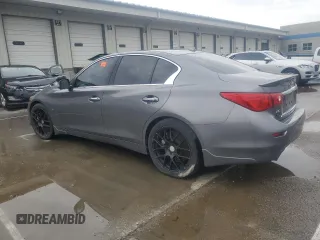 2015 Infiniti Q50 Sport with VIN JN1BV7AR7FM392530, listed as a Copart auction lot 51809235 with 85,141 mi miles and Salvage title. Bid and sale history available at DreamBid. Image 2.