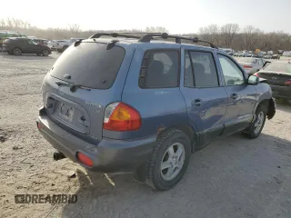 2003 Hyundai Santa Fe GLS with VIN KM8SC73D03U441496, listed as a Copart auction lot 49159235 with 183,385 mi miles and Salvage Title. Bid and sale history available at carsss.com. Image 3.