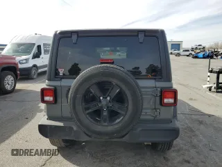 2022 Jeep Wrangler Unlimited Sport with VIN 1C4HJXDN9NW163815, listed as a Copart auction lot 41976415 with 48,078 mi miles and Salvage title. Bid and sale history available at DreamBid. Image 6.