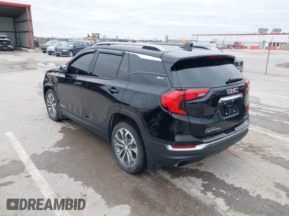2020 GMC Terrain SLT with VIN 3GKALVEX1LL300155, listed as a IAAI auction lot 41886503 with 121,771 mi miles. Bid and sale history available at carsss.com. Image 3.