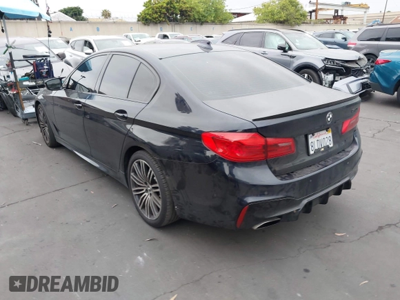 2019 BMW 5 Series 540i with VIN WBAJE5C56KG919292, listed as a IAAI auction lot 42346538 with 76,104 mi miles and . Bid and sale history available at DreamBid. Image 3.