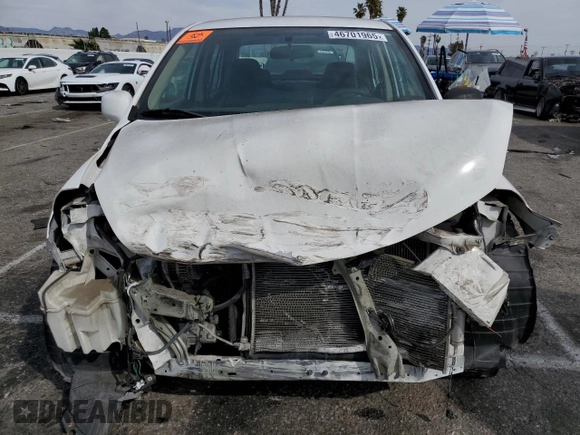 2008 Nissan Versa 1.8 S with VIN 3N1BC11E58L371074, listed as a Copart auction lot 46701965 with 49,467 mi miles and Salvage Title. Bid and sale history available at carsss.com. Image 5.