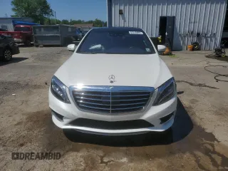 2015 Mercedes-Benz S 550 with VIN WDDUG8CBXFA157214, listed as a Copart auction lot 52240005 with 118,334 mi miles and Salvage Title. Bid and sale history available at DreamBid. Image 5.