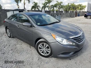 2012 Hyundai Sonata GLS with VIN 5NPEB4AC1CH433480, listed as a Copart auction lot 54971595 with 117,208 mi miles and Clean Title. Bid and sale history available at carsss.com. Image 4.