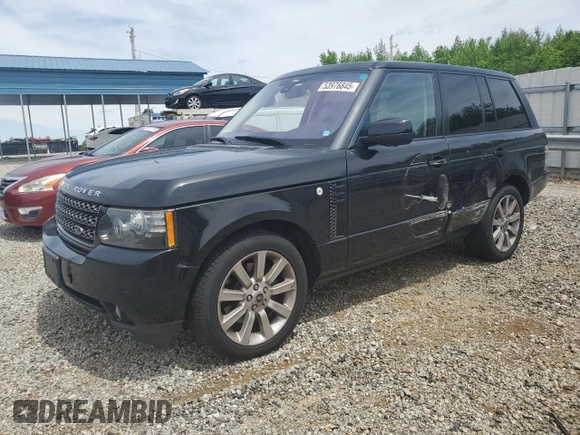 2012 Land Rover Range Rover HSE Lux with VIN SALMF1D43CA381143, listed as a Copart auction lot 53976845 with 114,649 mi miles and Clean title. Bid and sale history available at DreamBid. Image 1.