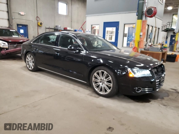 2014 Audi A8 3.0T z VIN WAURGAFD1EN009932, wystawiony jako Copart lot #84607914 z przebiegiem 87 981 mil mil oraz Szkoda całkowita • Salvage title. Historia ofert i sprzedaży dostępna na DreamBid. Obrazek 4.