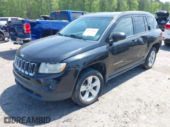 2013 Jeep Compass Sport with VIN 1C4NJCBB6DD102369, listed as a IAAI auction lot 42027866 with 149,937 mi miles. Bid and sale history available at carsss.com. Image 2.