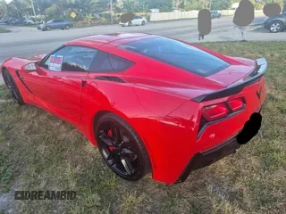 2018 Chevrolet Corvette 2LT with VIN 1G1YD2D77J5103133, listed as a Copart auction lot 44452855 with 125,580 mi miles and Clean Title. Bid and sale history available at DreamBid. Image 3.