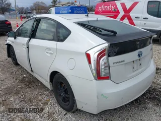 2012 Toyota Prius One with VIN JTDKN3DU6C5398119, listed as a IAAI auction lot 41891618 with 215,294 mi miles. Bid and sale history available at carsss.com. Image 3.