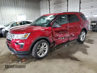 2018 Ford Explorer XLT with VIN 1FM5K8D89JGC24094, listed as a Copart auction lot 53387205 with 72,087 mi miles and Non Repairable. Bid and sale history available at carsss.com. Image 1.