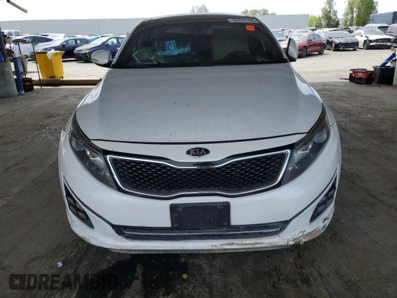 2015 Kia Optima SXL Turbo with VIN 5XXGR4A60FG393083, listed as a Copart auction lot 53338165 with Not Provided miles and Salvage Title. Bid and sale history available at DreamBid. Image 5.