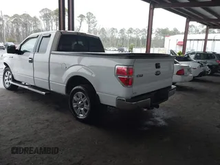 2011 Ford F-150 XL with VIN 1FTFX1CT6BFC10586, listed as a IAAI auction lot 41613825 with 124,854 mi miles. Bid and sale history available at carsss.com. Image 3.