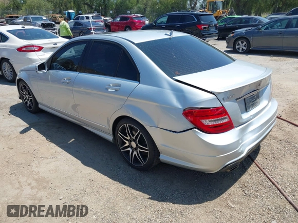 2014 Mercedes-Benz C 250 Sport with VIN WDDGF4HB5ER307781, listed as a IAAI auction lot 42223138 with 186,457 mi miles and . Bid and sale history available at DreamBid. Image 3.
