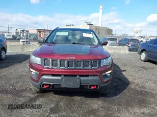 2020 Jeep Compass Trailhawk with VIN 3C4NJDDB2LT239384, listed as a IAAI auction lot 41527372 with 56,122 mi miles and . Bid and sale history available at carsss.com. Image 12.