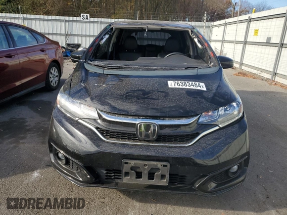 2018 Honda Fit EX-L with VIN 3HGGK5H93JM712611, listed as a Copart auction lot 76383484 with 125,072 mi miles and Salvage Title. Bid and sale history available at carsss.com. Image 5.