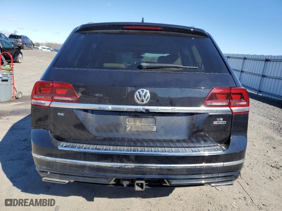 2019 Volkswagen Atlas 3.6L V6 SE w/Technology R-Line with VIN 1V2XR2CA4KC593642, listed as a Copart auction lot 45690315 with 56,454 mi miles and Salvage Title. Bid and sale history available at carsss.com. Image 6.