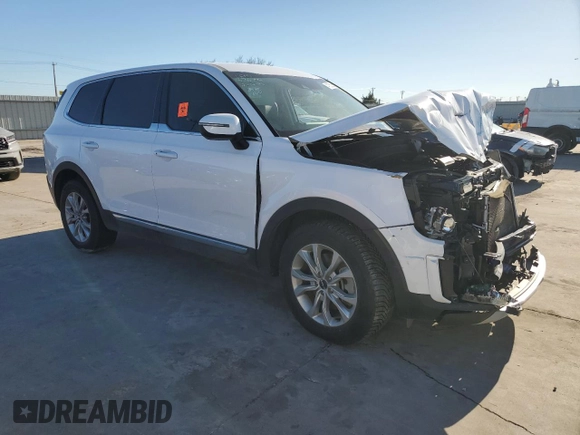2022 Kia Telluride LX with VIN 5XYP2DHC1NG252839, listed as a Copart auction lot 47855235 with 38,819 mi miles and Salvage Title. Bid and sale history available at DreamBid. Image 4.