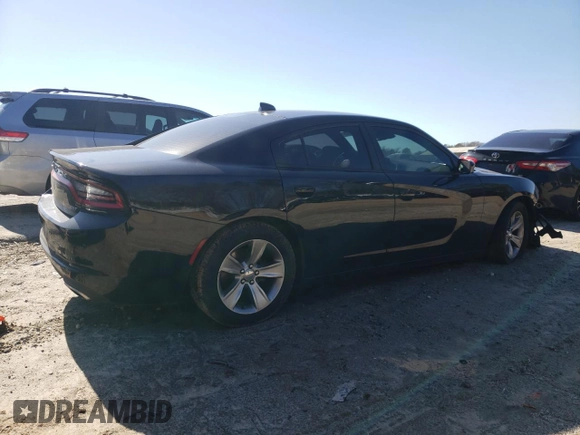 2018 Dodge Charger SXT Plus with VIN 2C3CDXHG8JH188294, listed as a Copart auction lot 43400985 with 105,942 mi miles and Salvage Title. Bid and sale history available at carsss.com. Image 3.
