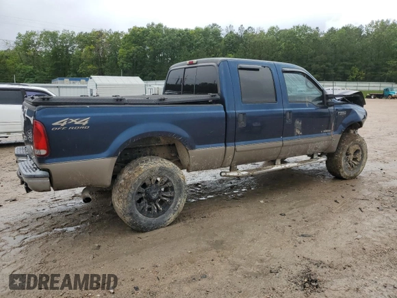 2002 Ford F-250 XL with VIN 1FTNW21F92ED31393, listed as a Copart auction lot 58253465 with 243,441 mi miles and Clean title. Bid and sale history available at DreamBid. Image 3.