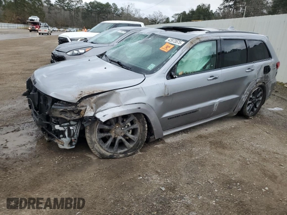 2018 Jeep Grand Cherokee High Altitude z VIN 1C4RJECG2JC472159, wystawiony jako Copart lot #42973575 z przebiegiem Nie podano mil oraz Szkoda całkowita • Salvage title. Historia ofert i sprzedaży dostępna na DreamBid. Obrazek 1.