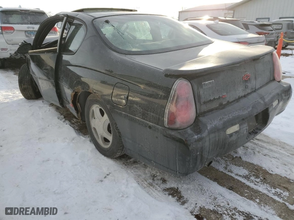 2002 Chevrolet Monte Carlo SS with VIN 2G1WX15K929260534, listed as a Copart auction lot 88892225 with 0 mi miles and Salvage Title. Bid and sale history available at carsss.com. Image 2.