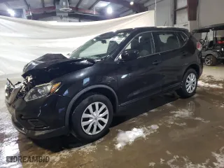 2016 Nissan Rogue S with VIN KNMAT2MV7GP618981, listed as a Copart auction lot 43774595 with 108,505 mi miles and Salvage Title. Bid and sale history available at carsss.com. Image 1.