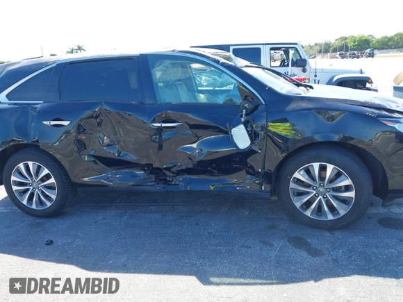 2016 Acura MDX w/Tech with VIN 5FRYD3H4XGB011596, listed as a IAAI auction lot 41692631 with 43,615 mi miles. Bid and sale history available at carsss.com. Image 18.