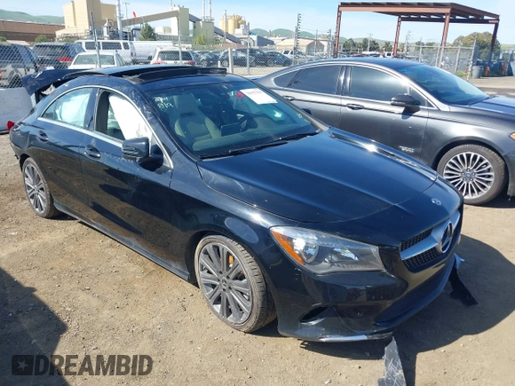 2018 Mercedes-Benz CLA 250 with VIN WDDSJ4GB0JN530208, listed as a IAAI auction lot 39157315 with 60,901 mi miles and . Bid and sale history available at DreamBid. Image 1.