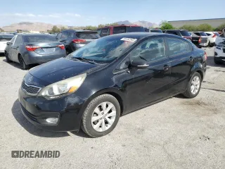 2013 Kia Rio EX z VIN KNADN4A30D6104166, wystawiony jako Copart lot #56752345 z przebiegiem 129 708 mil mil oraz Szkoda całkowita • Salvage title. Historia ofert i sprzedaży dostępna na DreamBid. Obrazek 1.